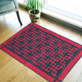 Squared - Hand-woven Woolen Rug - Double Seam - 2' x 3' - waseeh.com