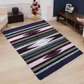 Geometric - Hand-woven Woolen Rug - 3' x 5' - waseeh.com