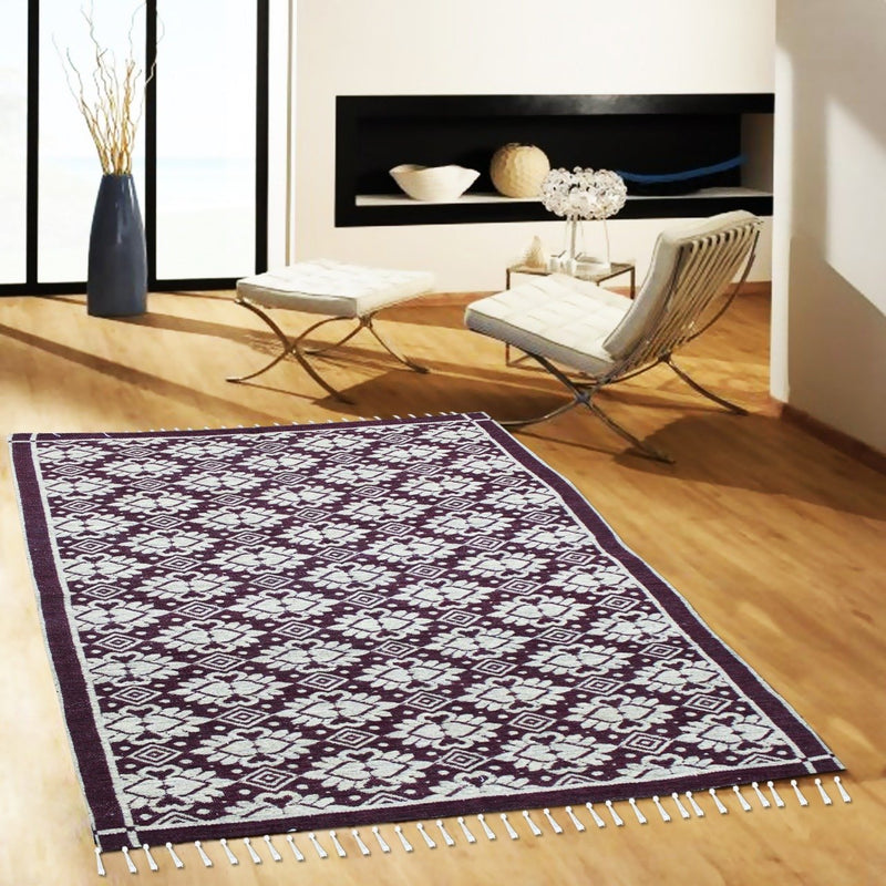 Hand-woven Woolen Rug - Double Seam - 3' x 5' - waseeh.com