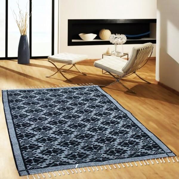 Hand-woven Woolen Rug - Large - 3.5' x 5.8' - waseeh.com