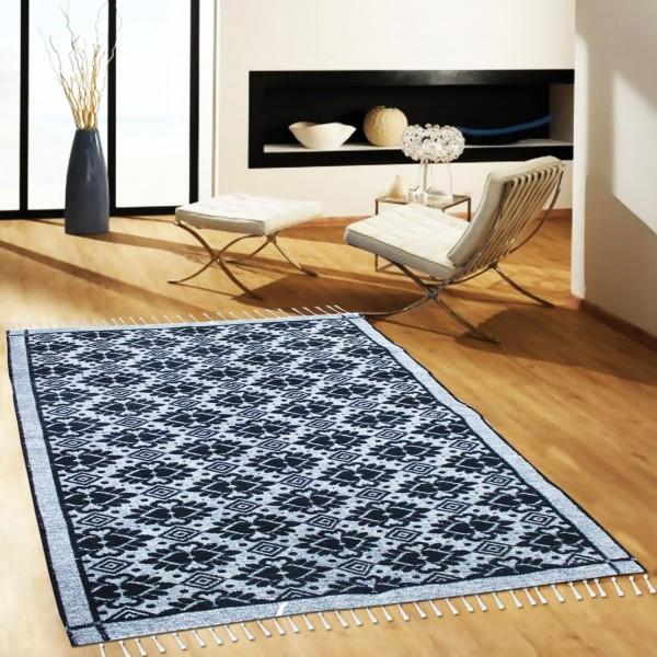 Hand-woven Woolen Rug -fm-gkr13 - waseeh.com