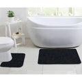 2 PCs Bath and Pedestal Mat Set - waseeh.com