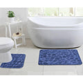 2 PCs Bath and Pedestal Mat Set - waseeh.com