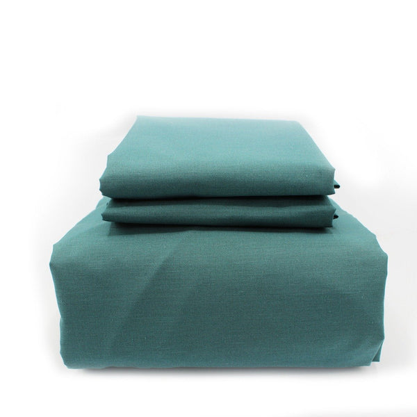 Fitted Sheet withPillow Covers - Teal - waseeh.com