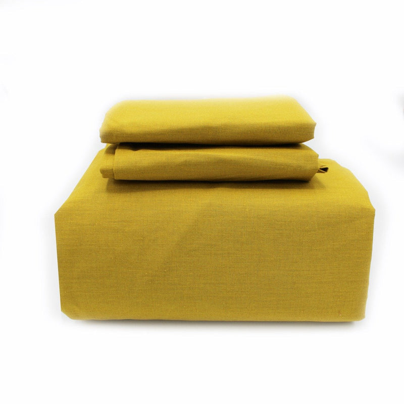 Fitted Sheet - Yellow - waseeh.com