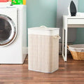 Bamboo Laundry Hamper (Square) - waseeh.com