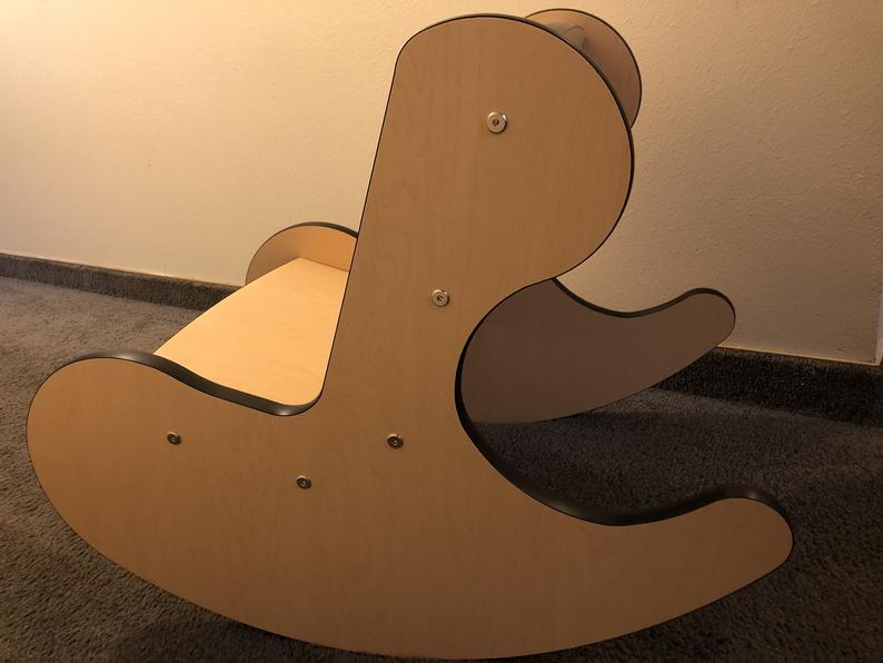 Whale Rocker Modern Kids Chair - waseeh.com