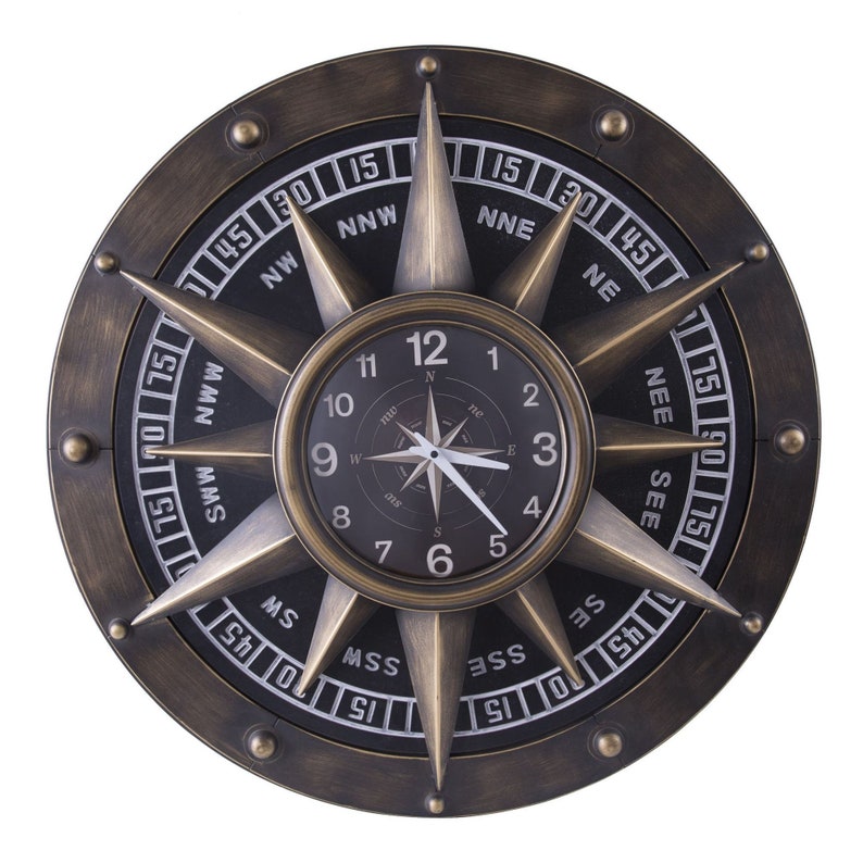 Compass Ways Wall Clock - waseeh.com