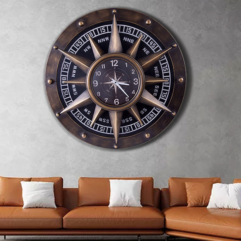 Compass Ways Wall Clock - waseeh.com