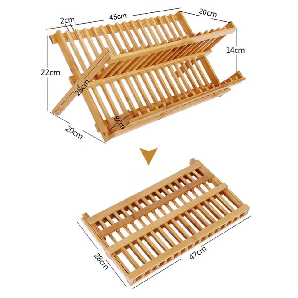 Flatware Foldable Dish Rack - waseeh.com