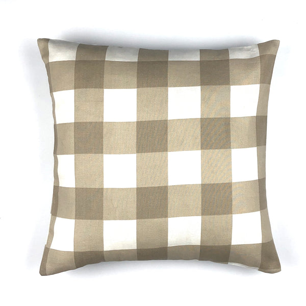 Contemporary Checked Cushion Cover - Throw Pillow Cover - waseeh.com