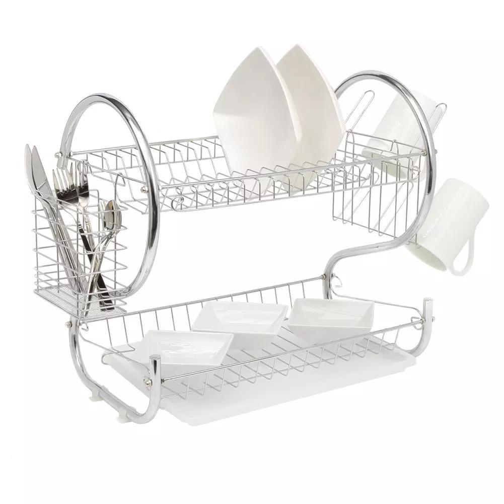 Galvanized Sink Utensils Rack - waseeh.com