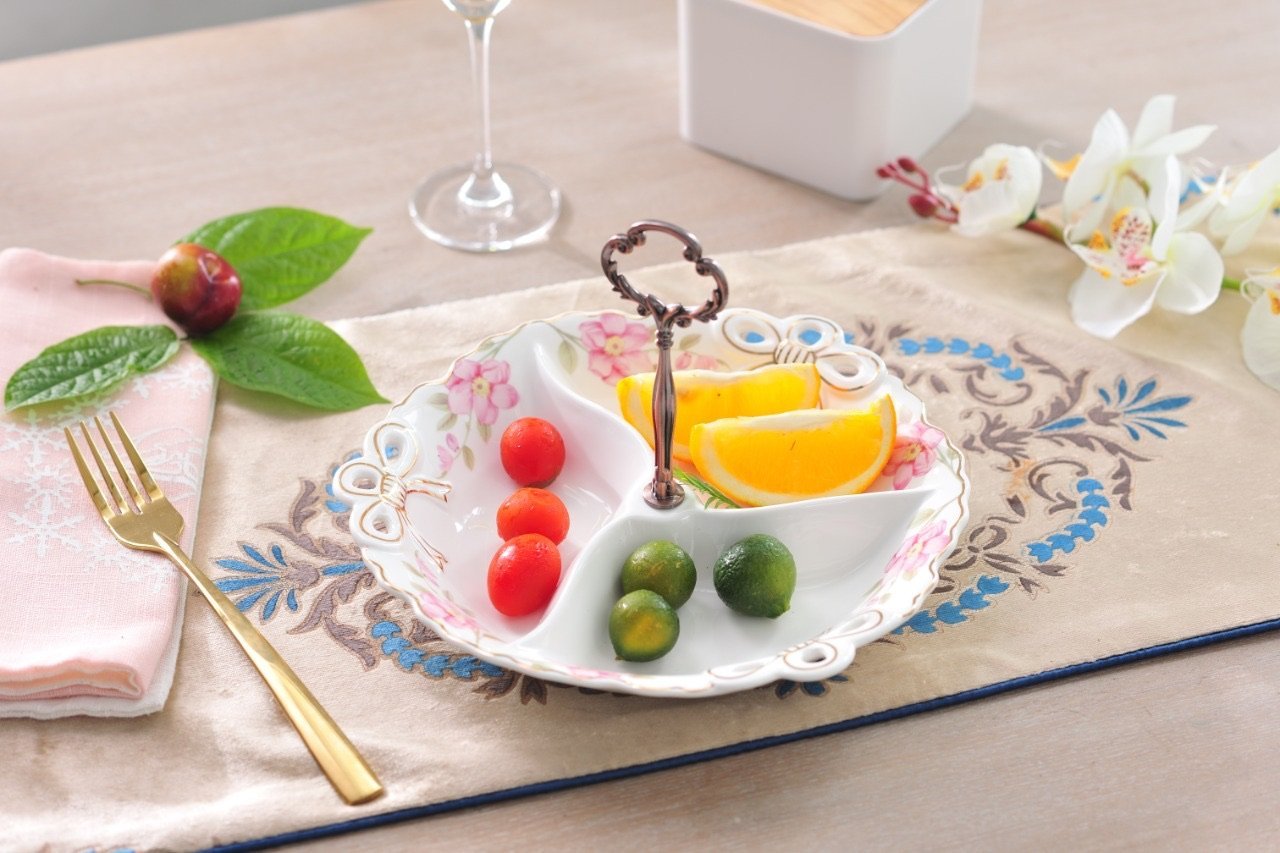 Goldkish Three Partitioned Tray - waseeh.com