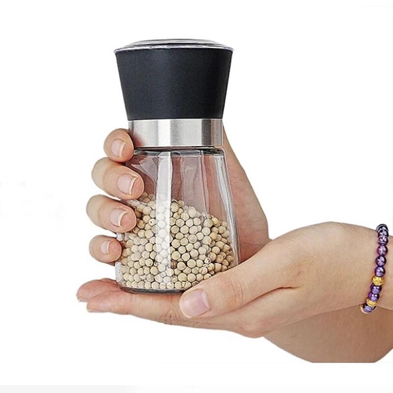 Salt and Pepper Glass Mills - waseeh.com