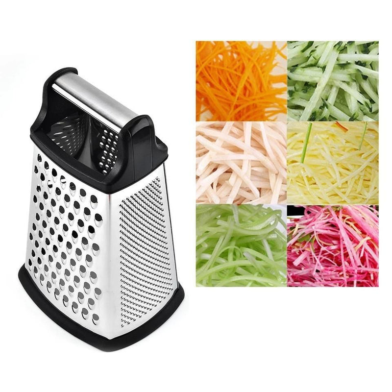 home kitchen safe Slicer 4 Sides Box Grater Stainless Steel Potato Multifunctional Planing Knife - waseeh.com