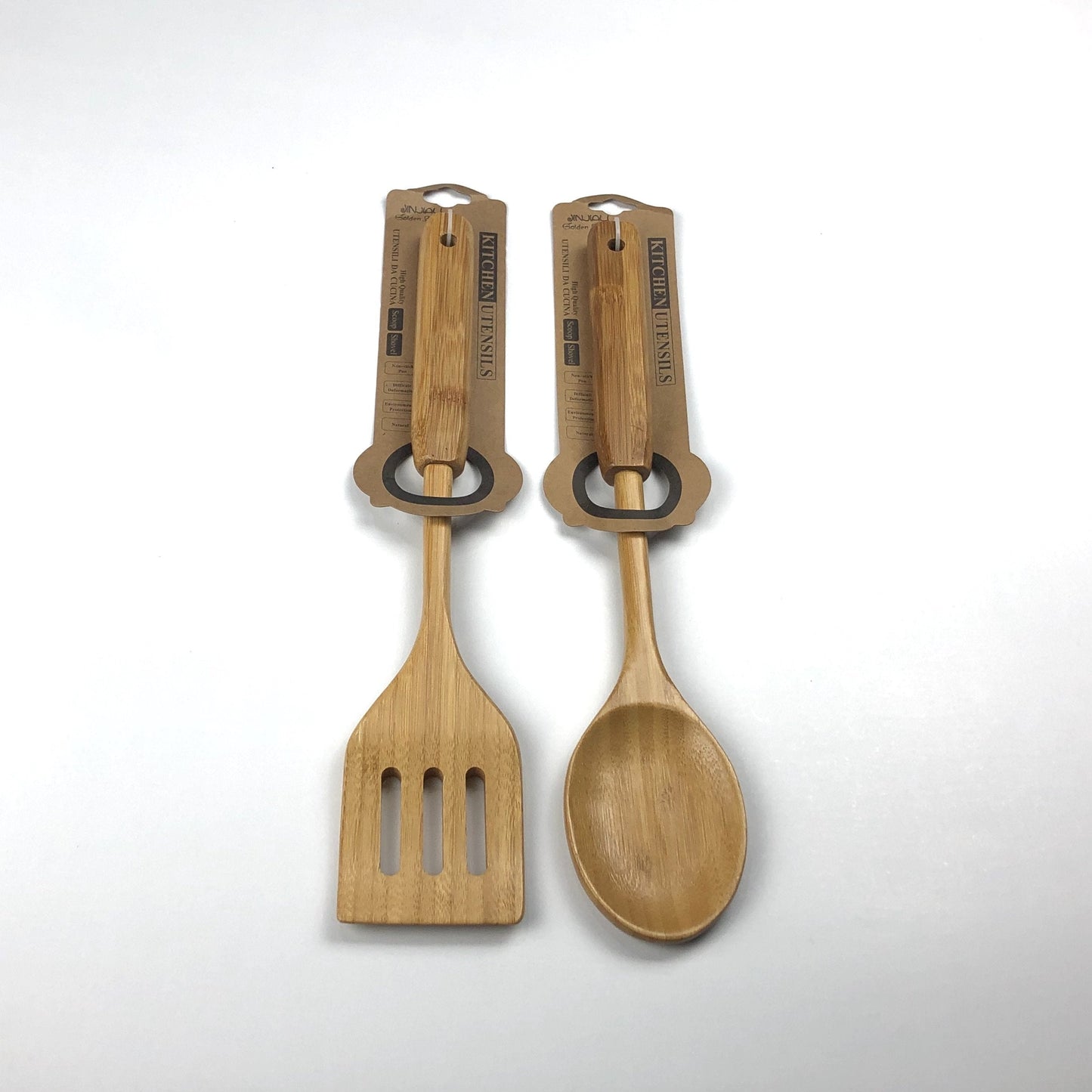 Jinjiali Wooden Cooking Spoons and Spatulas - waseeh.com