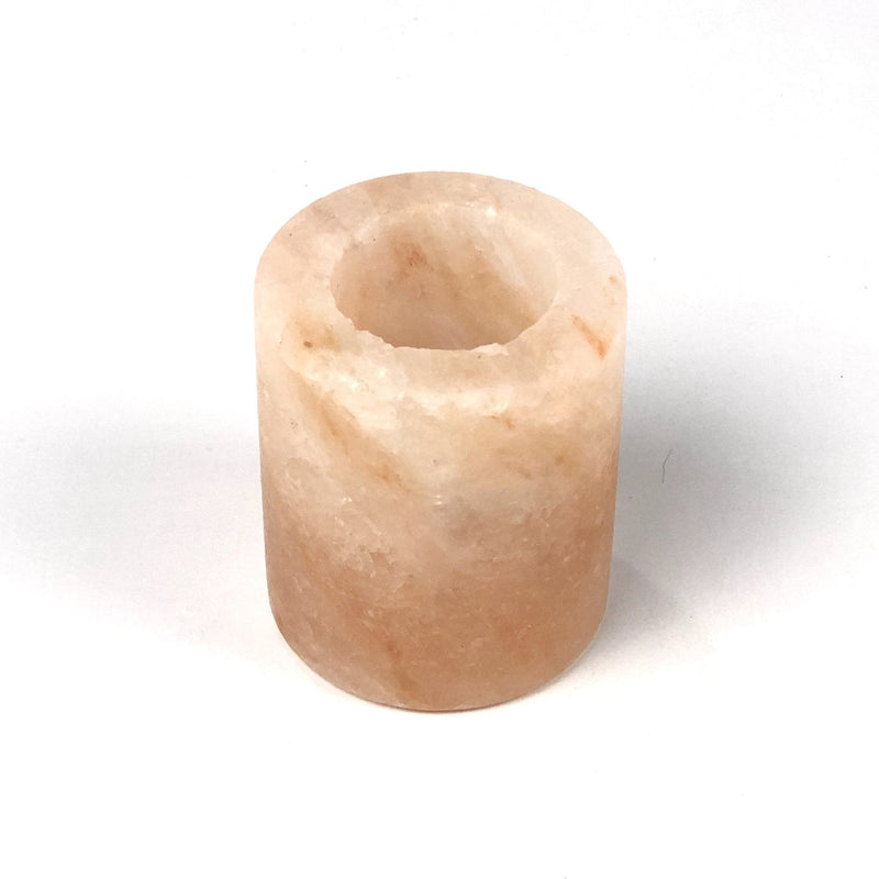 Cylinder Candle Stand Salt Lamp