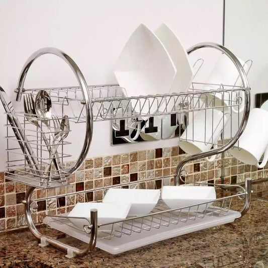 Galvanized Sink Utensils Rack - waseeh.com