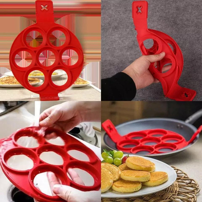 New Silicone Pancake Mold Shaper Fried Egg maker - waseeh.com