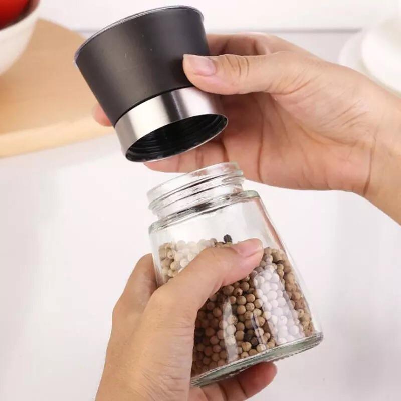 Salt and Pepper Glass Mills - waseeh.com