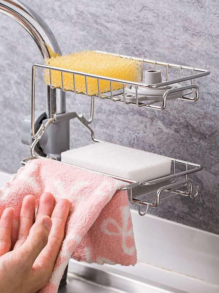 Dazzling Metal Faucet Rack - waseeh.com