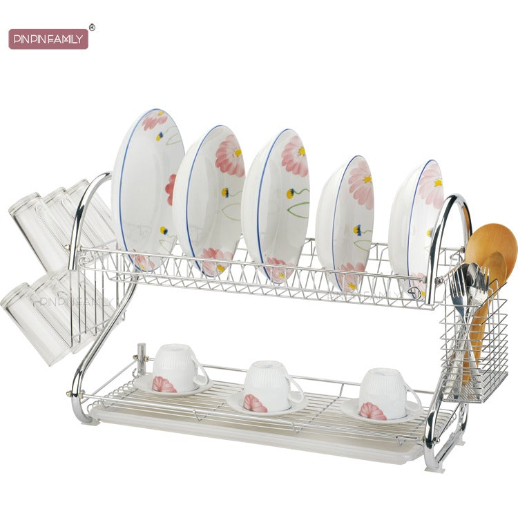Galvanized Sink Utensils Rack - waseeh.com