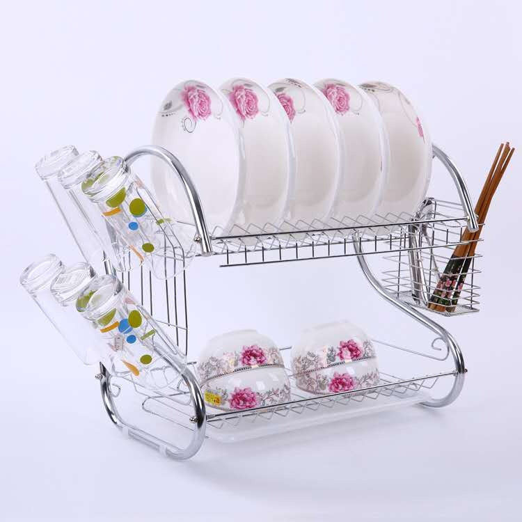 Galvanized Sink Utensils Rack - waseeh.com