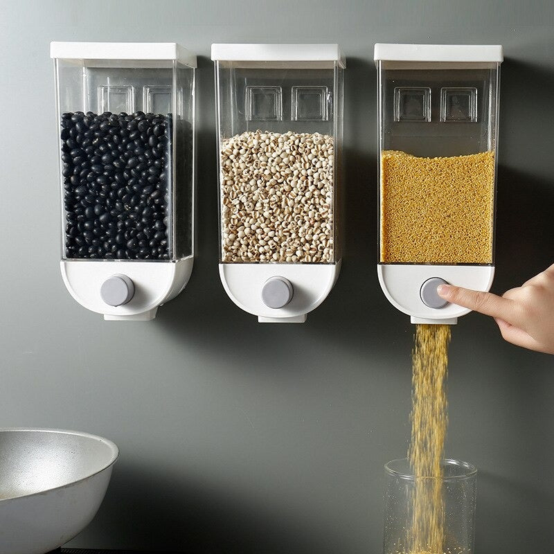 Wall Mounted Rice Container (Square Shaped) - waseeh.com