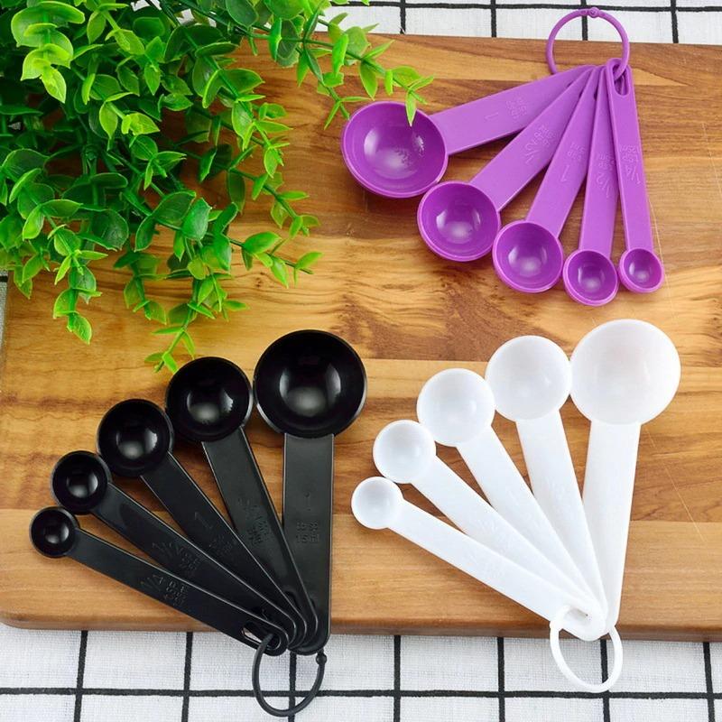 Carbon Black Measuring Spoons (10pcs) - waseeh.com