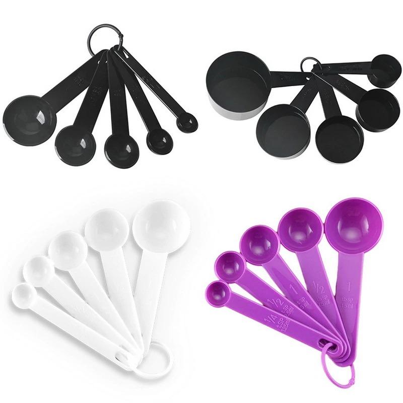 Carbon Black Measuring Spoons (10pcs) - waseeh.com