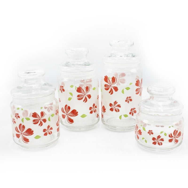 Ocean Glass Pop Jars - Pack of 4 - waseeh.com