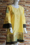 Royale Blue - Yellow - Orange - Lawn Fabric - Ladies - waseeh.com