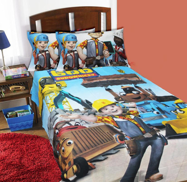 Single Kids Bed Sheet - Bob the Builder - waseeh.com