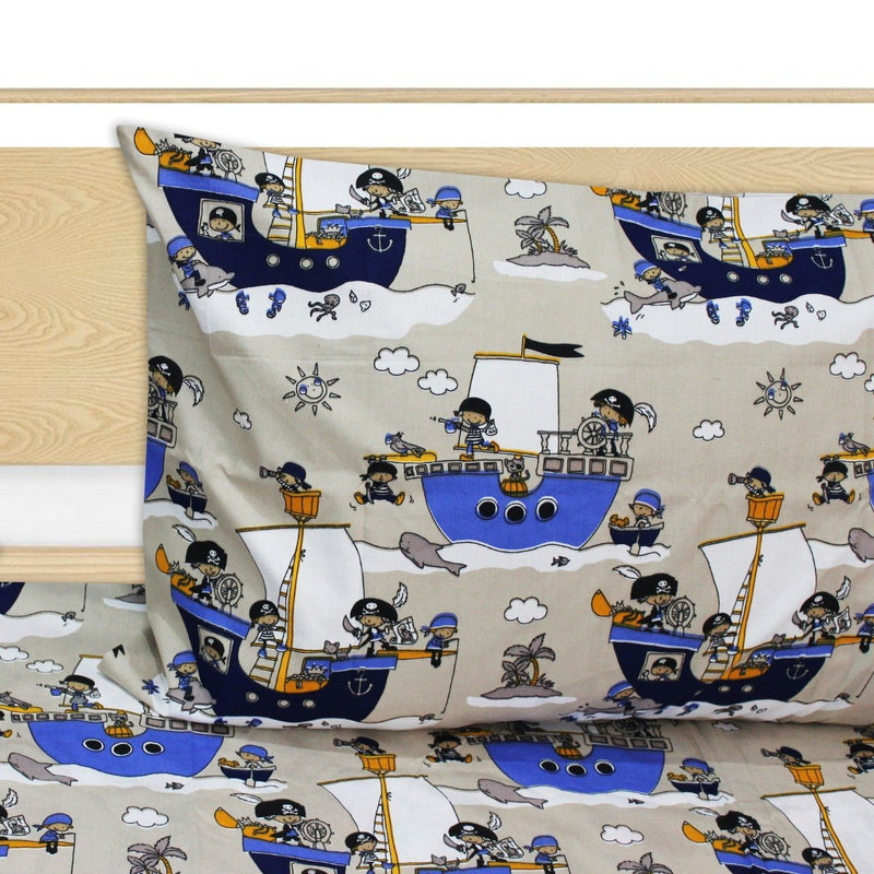 Kids Bed Sheet - Boats - waseeh.com