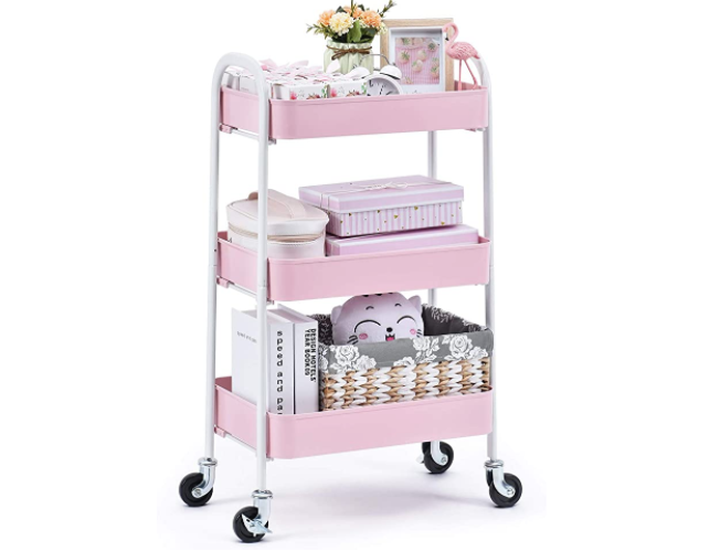 Rolling Zone Kitchen Cart Trolley (3-Tier) - waseeh.com