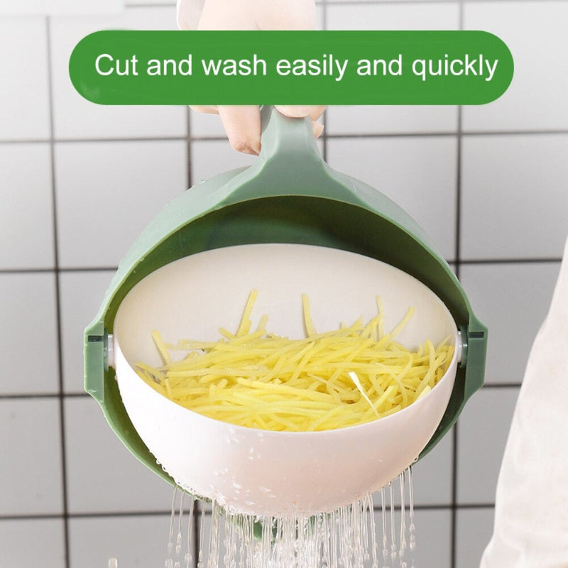 Rotary Vegetable Slicer Grater - waseeh.com