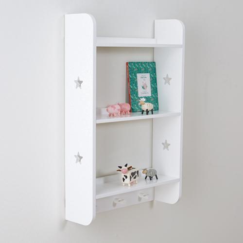 Rustic Star Kids Bedroom Organizer Floating Shelve - waseeh.com