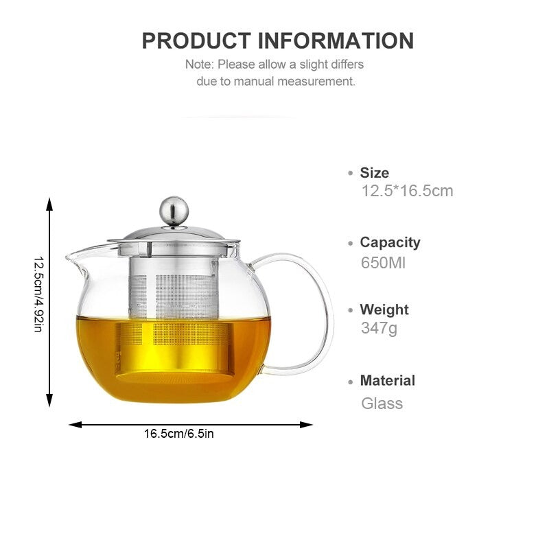 Heat Resistant Tea Kettle (Round Shaped) - waseeh.com