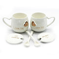 Mug Pair- Gold Love - waseeh.com