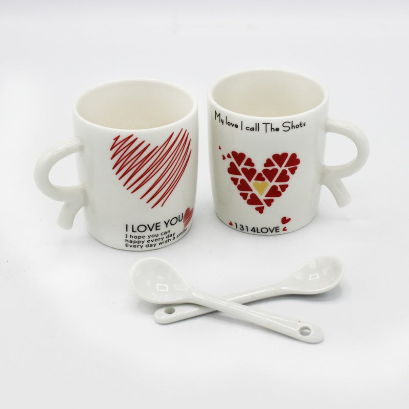 Mug Pair - I Love You - Small - waseeh.com