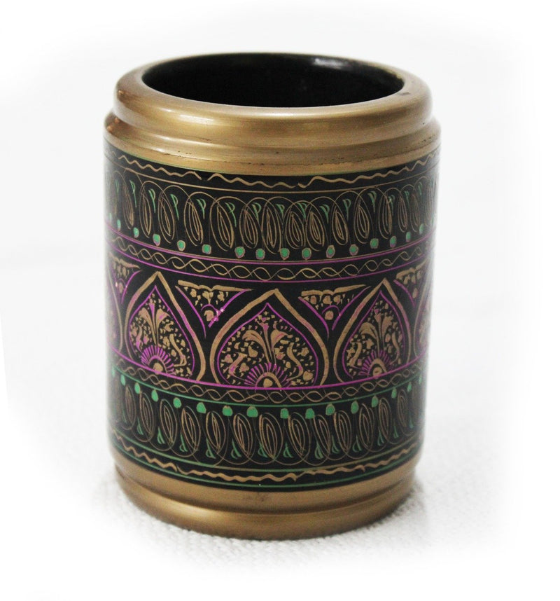 Wooden Pen Holder in Nakshi Art - waseeh.com