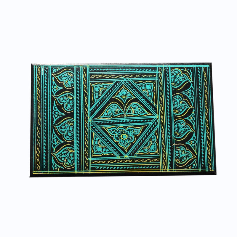 Wooden Hand Made Jewellery Box - Small - 8" x 5" - waseeh.com