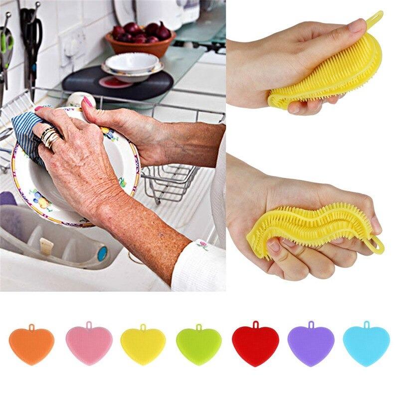 Silicone Kitchen Bathroom Sponge Pads - waseeh.com