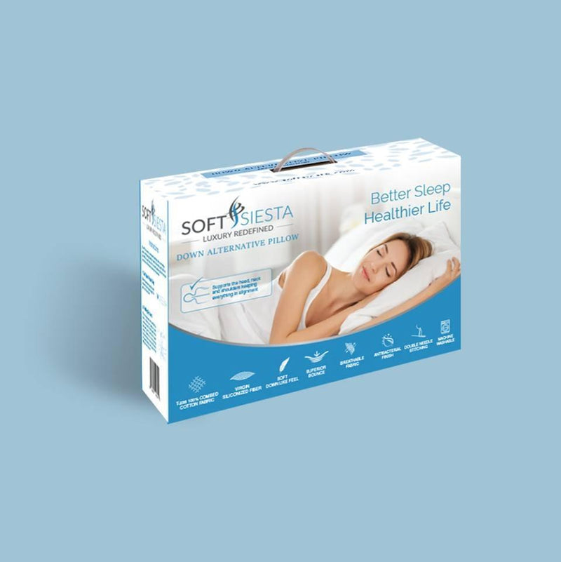 Soft Siesta Alternate Fill Pillow - Pack of 2 - waseeh.com