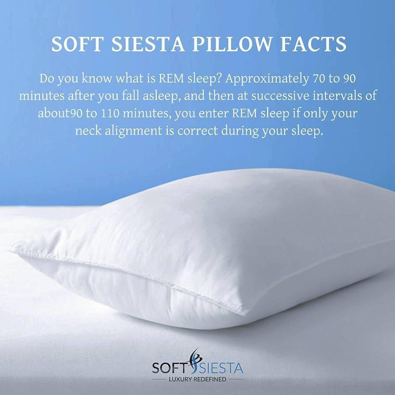 Soft Siesta Alternate Fill Pillow - Pack of 2 - waseeh.com