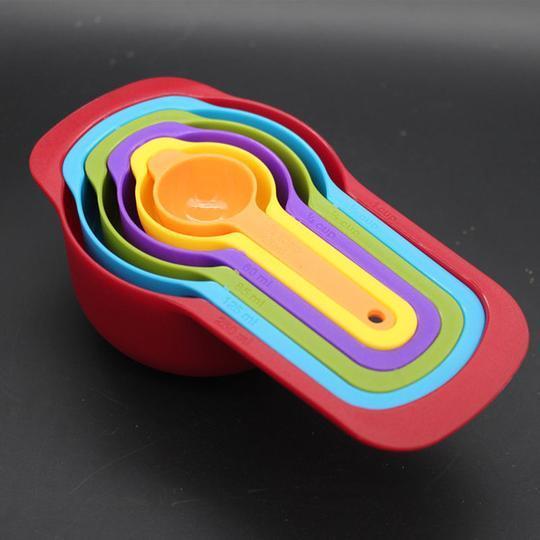 Rainbow Measuring Cups (6pcs) - waseeh.com