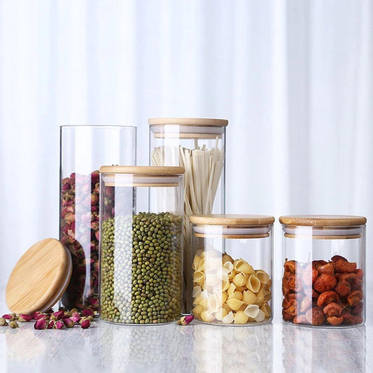 Transparent High Borosilicate Storage Bottle - waseeh.com