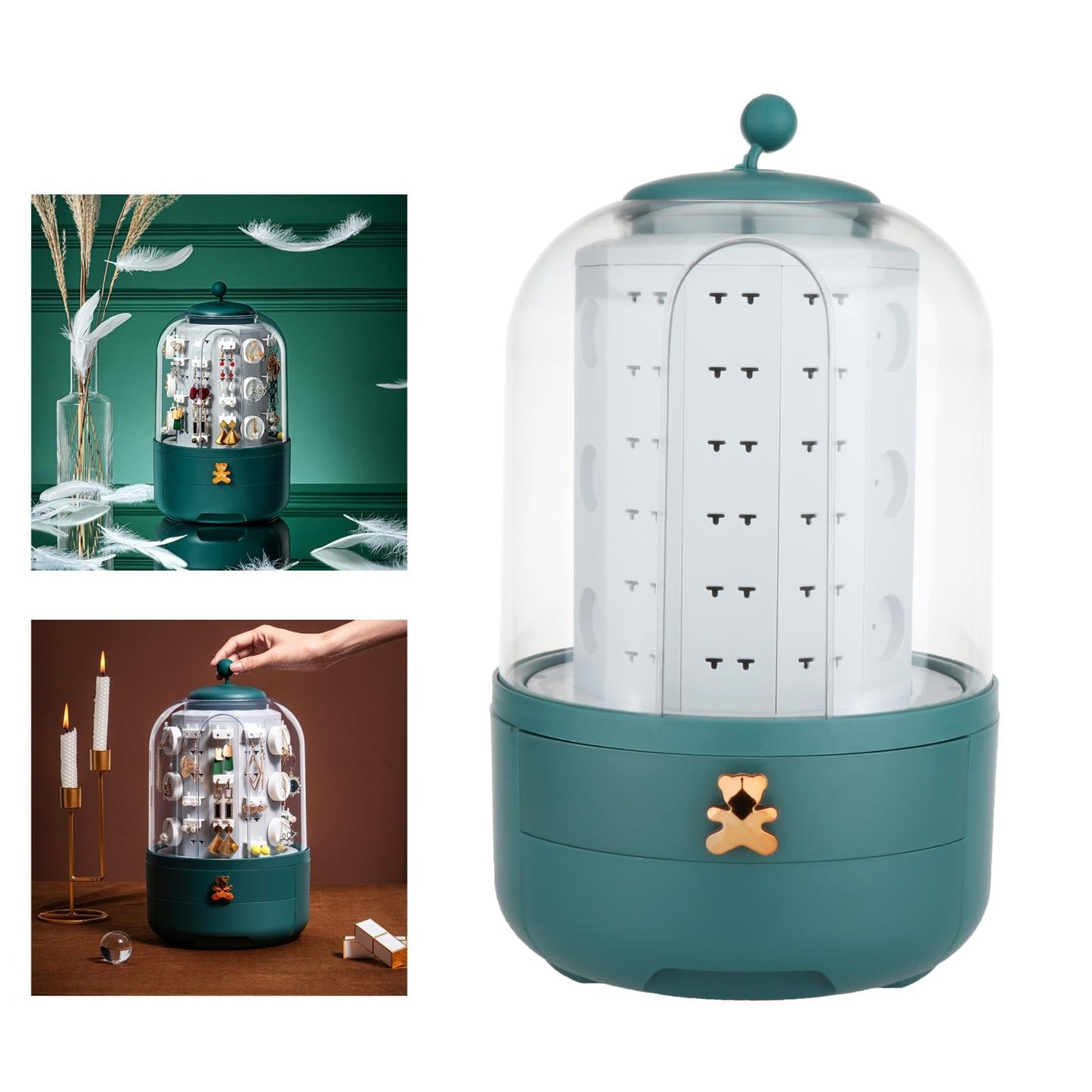 Rotatable Jewelry Organizer - waseeh.com