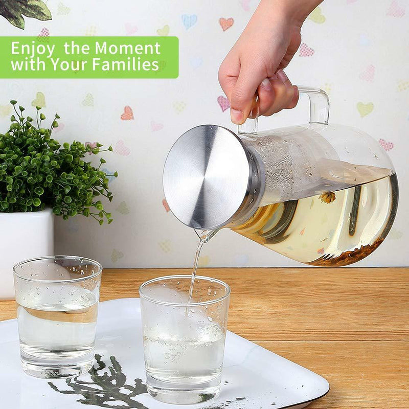 Sparkling Glass Pitcher - waseeh.com