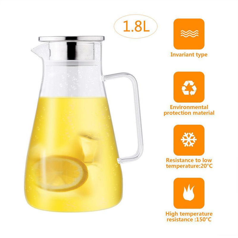 Sparkling Glass Pitcher - waseeh.com